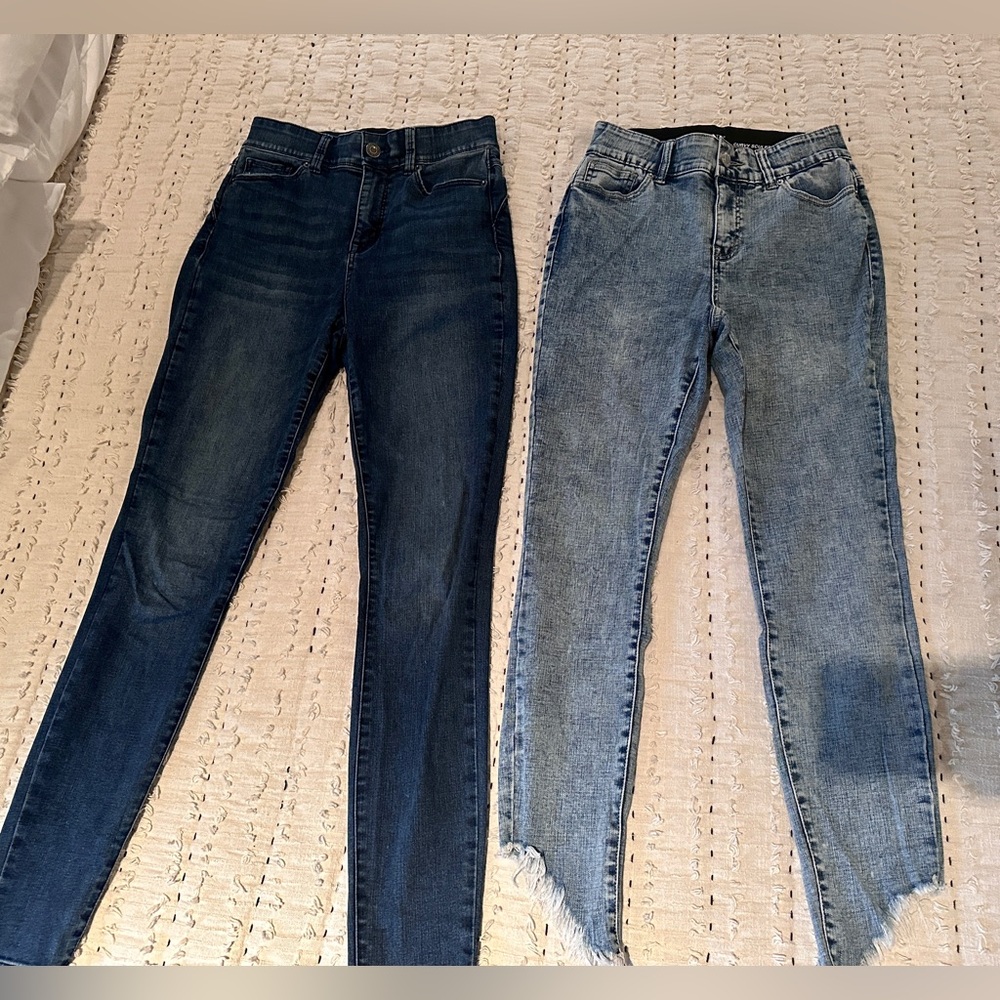 5 PAIR of New York & Co Women SCULPTING skinny jeans!  Sz 6 Tall!! Butt forming - Picture 4 of 16